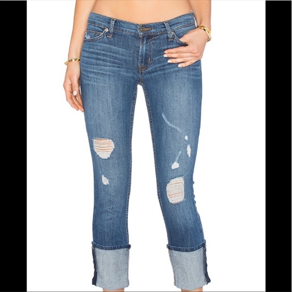 Hudson Muse Crop 5 Pocket Skinny Jeans  Size 28